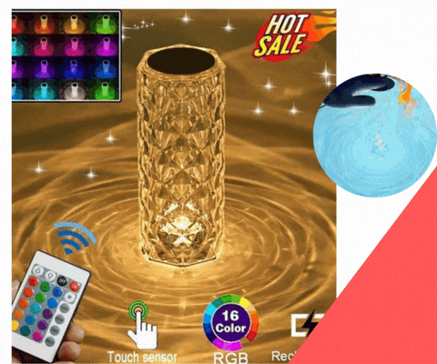 Image of LAMPARA CRISTAL LED +CONTROL REMOTO + CABLE USB | ENVÍO GRATIS