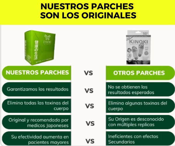 Parche desintoxicante - ITSUKI KENKO// Delivery Gratis